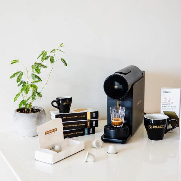 The Morning Machine - Compatible coffee capsule machine with barista-designed controls